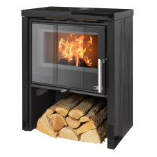 Krbová kamna ABX Toledo exklusive, kachle černá